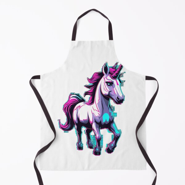Item preview, Futuristic Glitch Unicorn designed and sold by zoughlal.