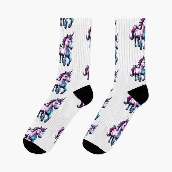Item preview, Futuristic Glitch Unicorn designed and sold by zoughlal.