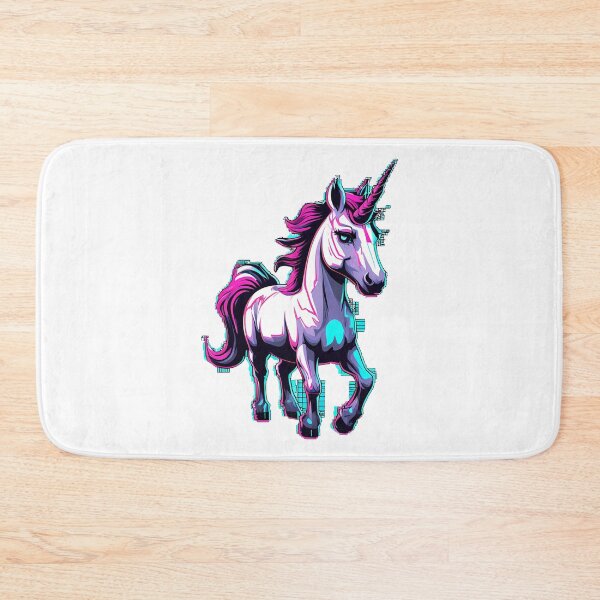 Item preview, Futuristic Glitch Unicorn designed and sold by zoughlal.