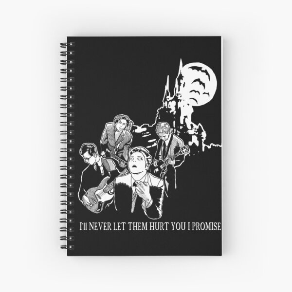 Vampires Will Never Hurt You Manga Style Spiral Notebook