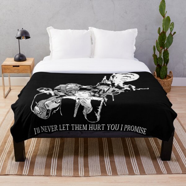 Vampires Will Never Hurt You Manga Style Throw Blanket