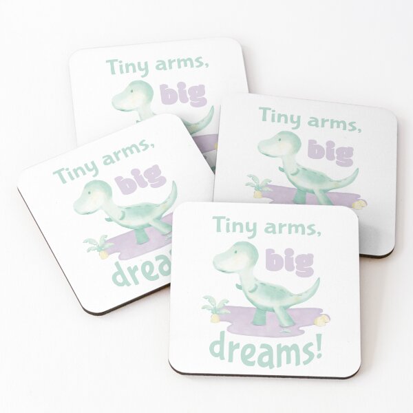 Item preview, Tiny Arms, Big Dreams - Cute Dino designed and sold by Andreia Magic Kids.