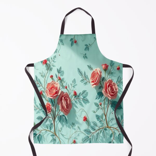 Item preview, Liberty London, Backdrop foliage and roses. designed and sold by taherismail.