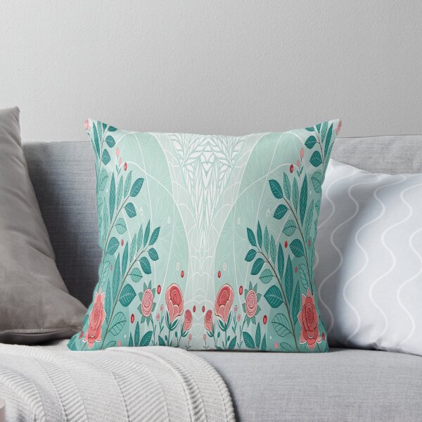 Item preview, Liberty London,foliage with rose patterns ? designed and sold by taherismail.