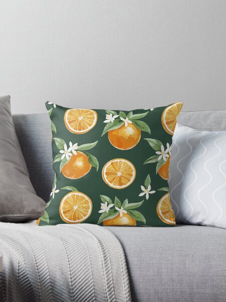Item preview, Sliced and Whole Oranges with Blossoms designed and sold by BADDAF.