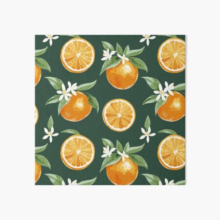 Item preview, Sliced and Whole Oranges with Blossoms designed and sold by BADDAF.