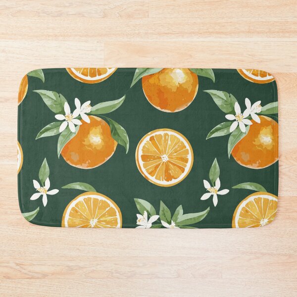 Item preview, Sliced and Whole Oranges with Blossoms designed and sold by BADDAF.