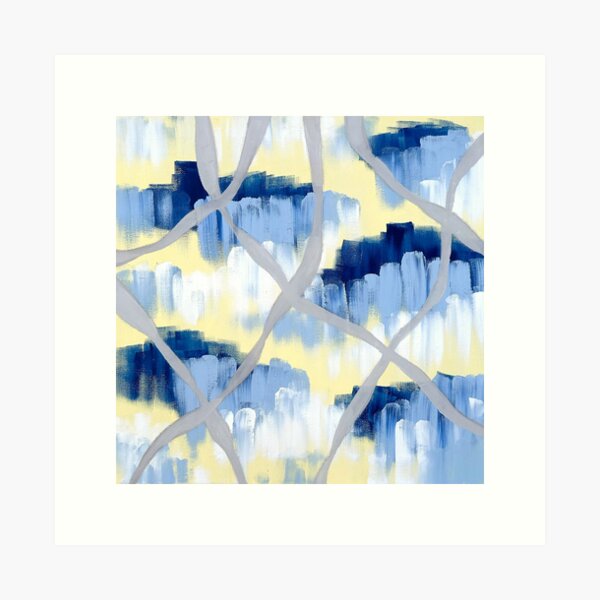 Item preview, Sunny Days: Matrix of Yellow and Blue designed and sold by meglinkdesign.