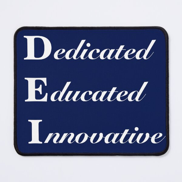 Item preview, Dedicated, educated, innovative (white) designed and sold by Messerpieces.