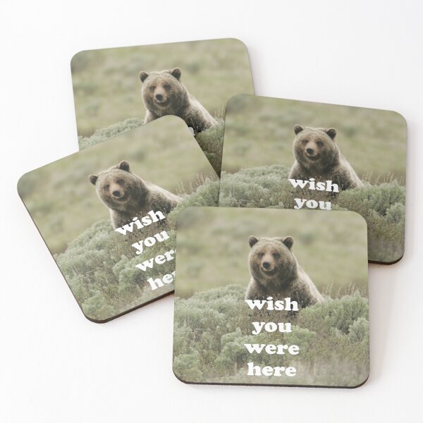 Item preview, WISH YOU WERE HERE (BEAR) designed and sold by aurora-borealis.