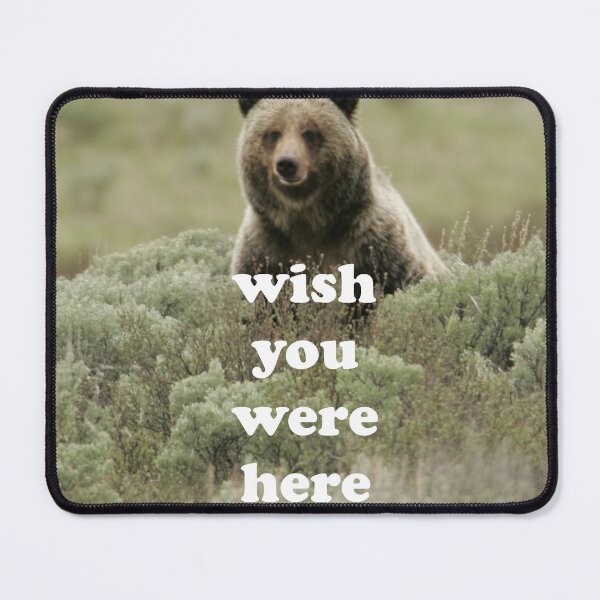 Item preview, WISH YOU WERE HERE (BEAR) designed and sold by aurora-borealis.