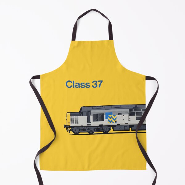 Item preview, Class 37 Freight Metal Yellow Train Side England UK designed and sold by VoodooCircus.