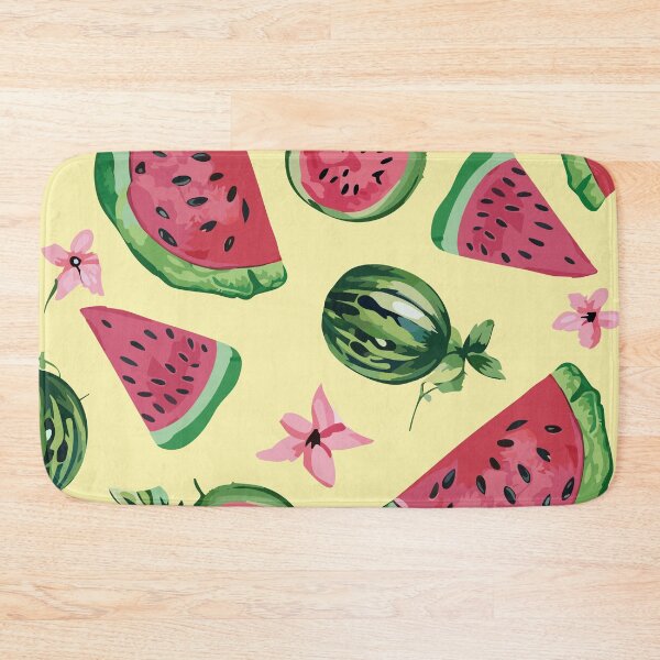 Item preview, Sliced and Whole Watermelons with Blossoms designed and sold by BADDAF.