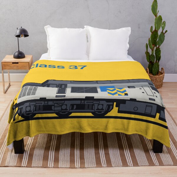 Item preview, Class 37 Freight Metal Yellow Train Side England UK designed and sold by VoodooCircus.
