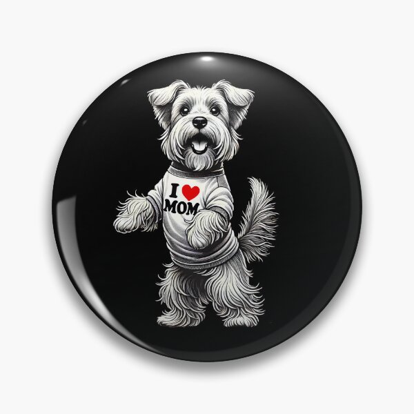 Artikelvorschau, Cesky-Terrier-Mutter, ich liebe Mama, Cesky-Terrier-Liebhaber entworfen und verkauft von Kimberley King Art King Art.