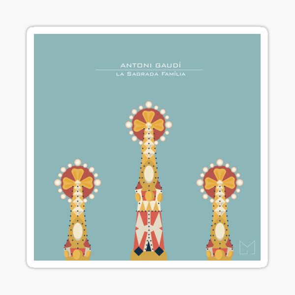 Vista previa del artículo con la obra «Antoni Gaudí - Torres de La Sagrada Familia », diseñado y vendido por MGJ Artefactum.