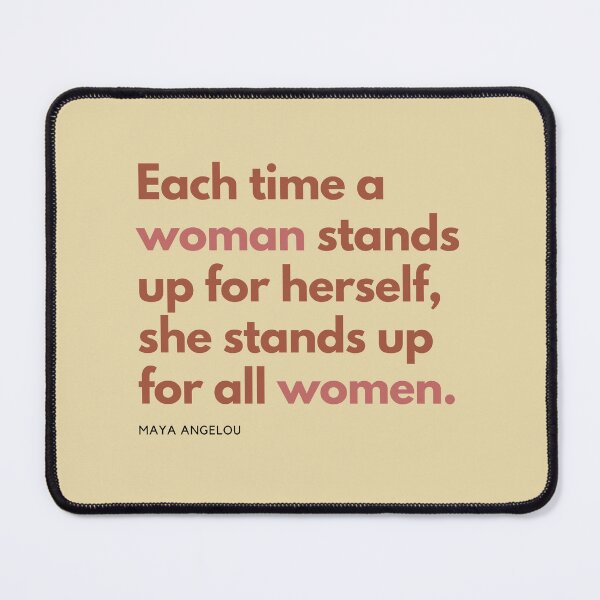 Item preview, Maya Angelou Women Empowerment Quote designed and sold by FoxyCreativeLtd.