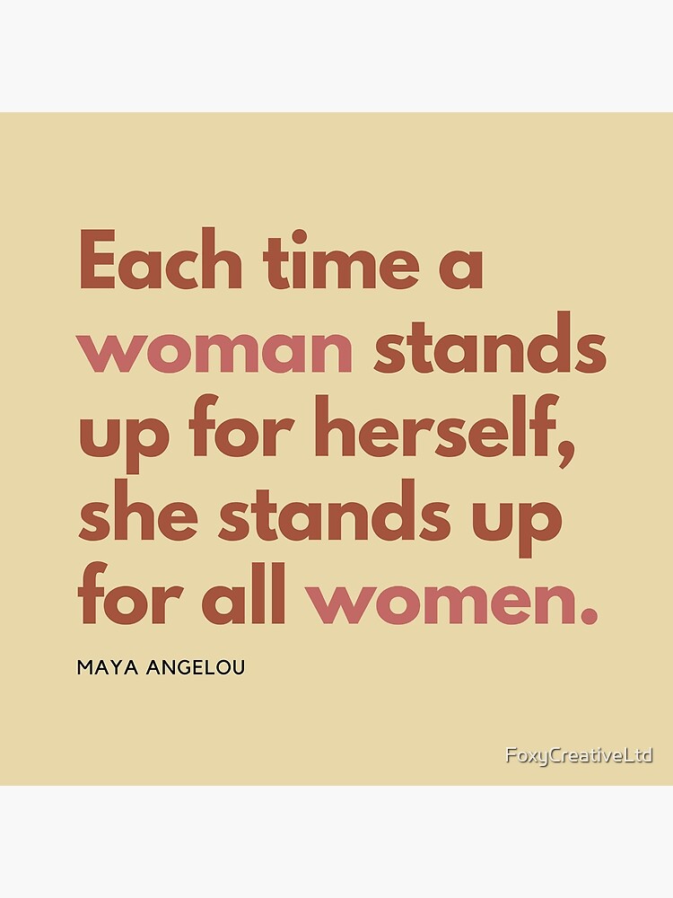 Thumbnail 4 of 4, Pillow, Maya Angelou Women Empowerment Quote designed and sold by FoxyCreativeLtd.