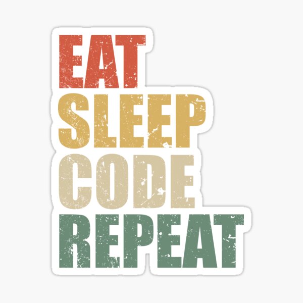 Artikel-Vorschau von Eat Sleep Code Repeat Lustige Geschenkideen, designt und verkauft von noberic.