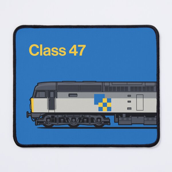 Item preview, Class 47 Freight Construction Blue Train Side England UK designed and sold by VoodooCircus.