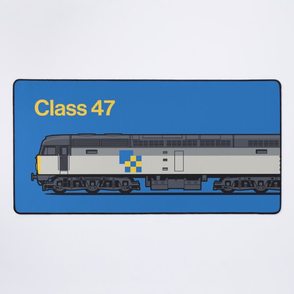 Item preview, Class 47 Freight Construction Blue Train Side England UK designed and sold by VoodooCircus.