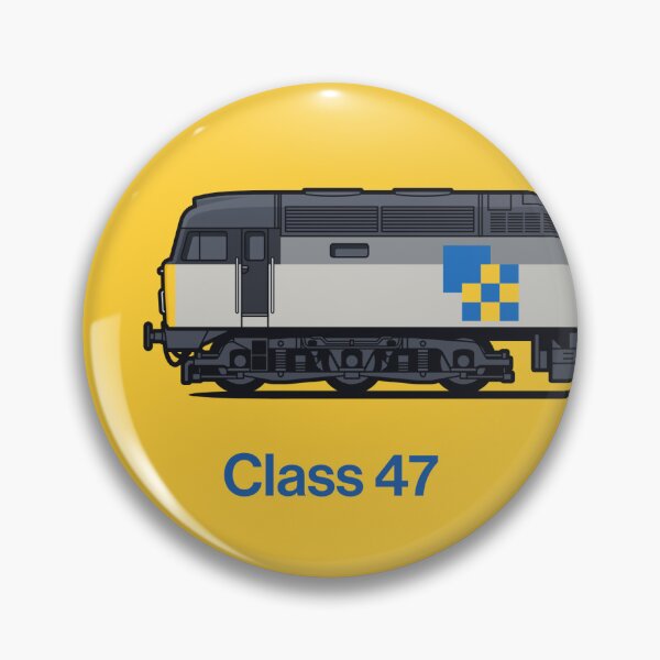 Item preview, Class 47 Freight Construction Yellow Train Side England UK designed and sold by VoodooCircus.