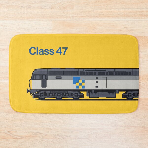 Item preview, Class 47 Freight Construction Yellow Train Side England UK designed and sold by VoodooCircus.