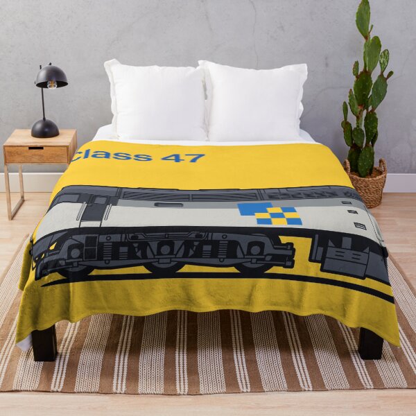 Item preview, Class 47 Freight Construction Yellow Train Side England UK designed and sold by VoodooCircus.