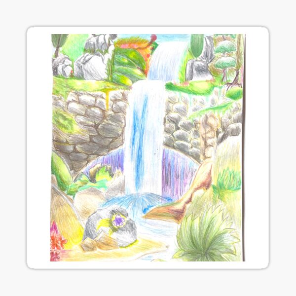 Item preview, Bridge Waterfall designed and sold by PURPLE_creations.