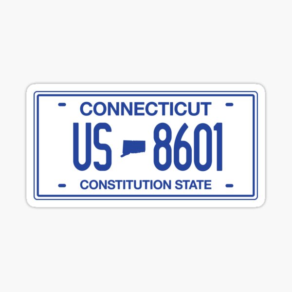 Item preview, Connecticut License Plate designed and sold by JBachandDesign.