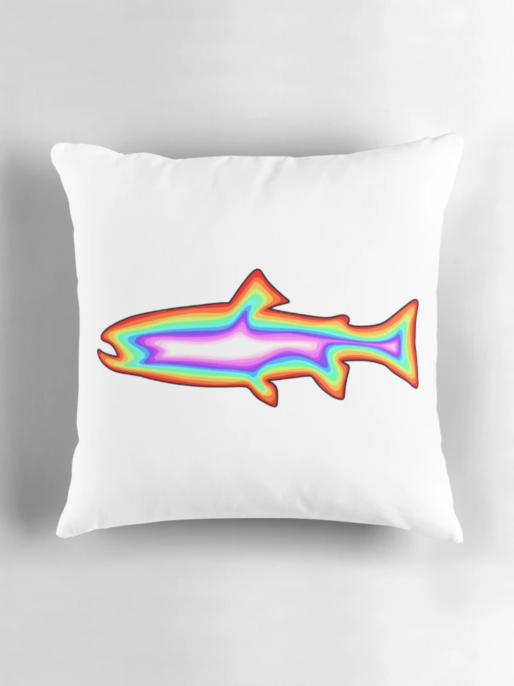 Thumbnail 3 of 4, Pillow, Fish designed and sold by Rylee Mitchell.