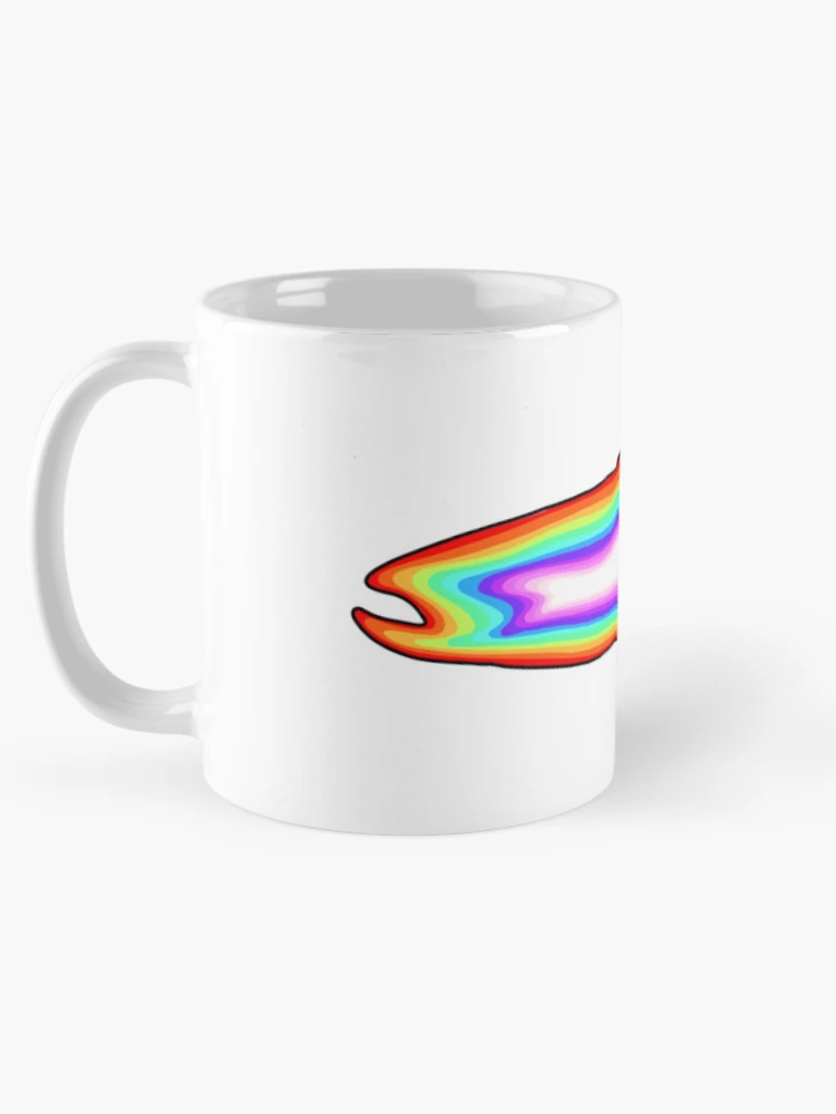 Aperçu 5 sur 6. Mug à café avec l'œuvre Poisson créée et vendue par Rylee Mitchell.