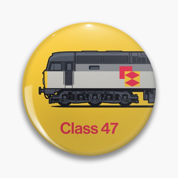 Item preview, Class 47 Freight Distribution Yellow Train Side England UK designed and sold by VoodooCircus.