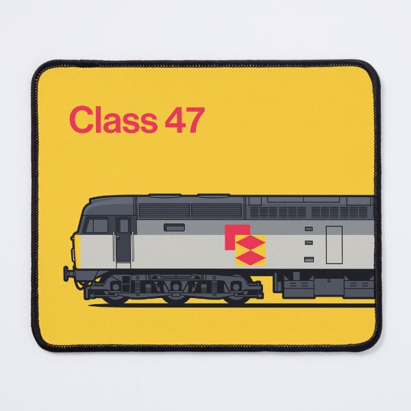 Item preview, Class 47 Freight Distribution Yellow Train Side England UK designed and sold by VoodooCircus.