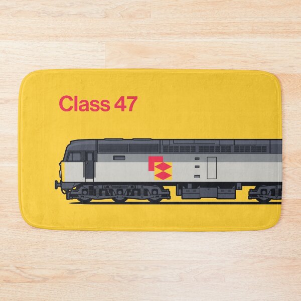 Item preview, Class 47 Freight Distribution Yellow Train Side England UK designed and sold by VoodooCircus.