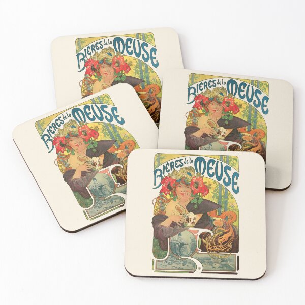 Item preview, Alphonse Mucha - Bieres de La Meuse, 1897 designed and sold by elektronen.