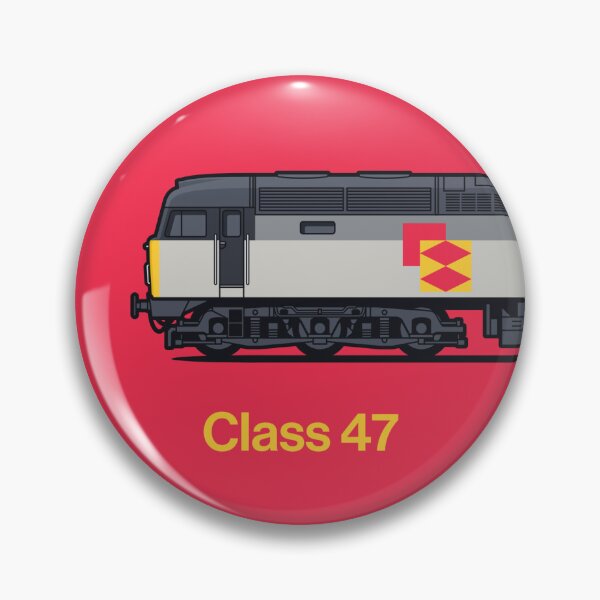 Item preview, Class 47 Freight Distribution Red Train Side England UK designed and sold by VoodooCircus.