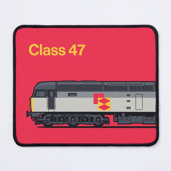 Item preview, Class 47 Freight Distribution Red Train Side England UK designed and sold by VoodooCircus.