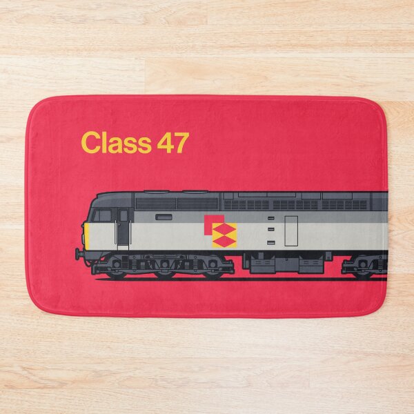 Item preview, Class 47 Freight Distribution Red Train Side England UK designed and sold by VoodooCircus.