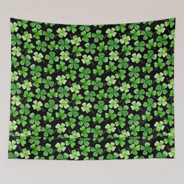 Item preview, Shamrock and Clover Pattern St Patrick's Day Pattern  designed and sold by FestivityFinds.