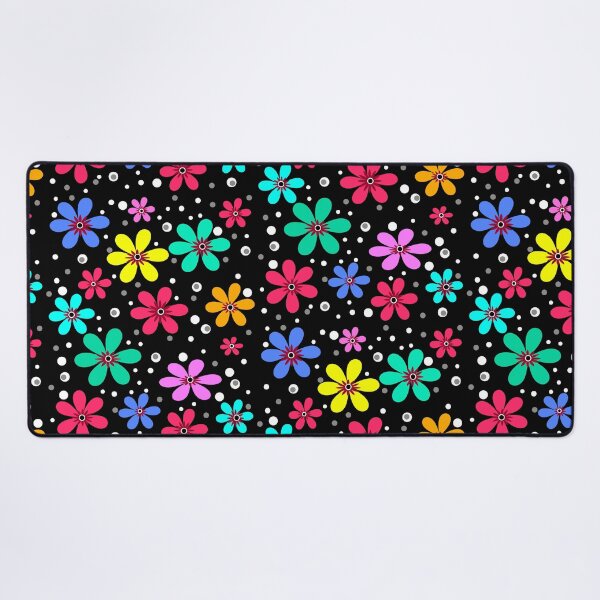 Item preview, Summer bright colorful floral retro pattern designed and sold by fuzzyfox.