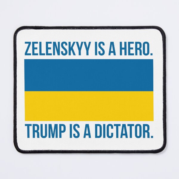Item preview, Zelenskyy is a hero. Trump is a dictator.  designed and sold by Rachel the Artist .