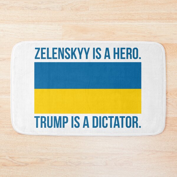 Item preview, Zelenskyy is a hero. Trump is a dictator.  designed and sold by Rachel the Artist .