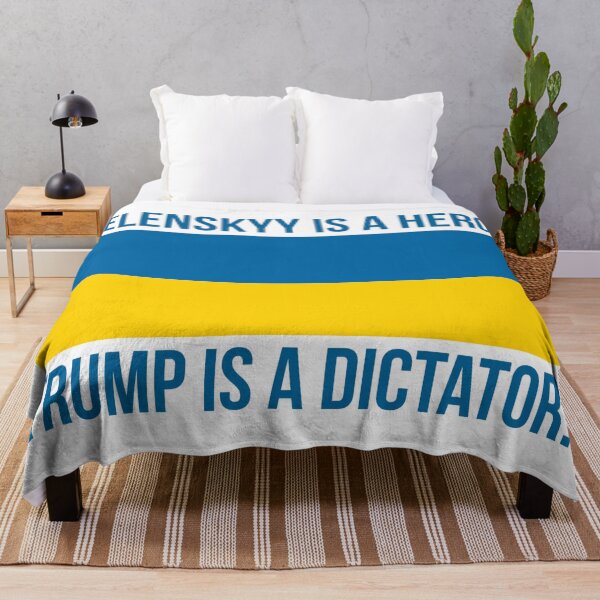 Item preview, Zelenskyy is a hero. Trump is a dictator. designed and sold by Rachel the Artist .