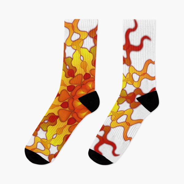 Item preview, Fire Flower Squiggle Design designed and sold by Majikat Designs.