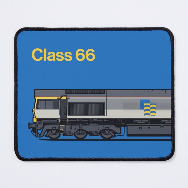 Item preview, Class 66 Freight Petroleum Blue Train Side England UK designed and sold by VoodooCircus.
