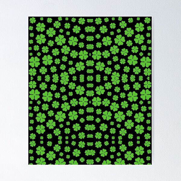 Item preview, Repeating Shamrock Pattern St Patrick's Day Pattern  designed and sold by FestivityFinds.