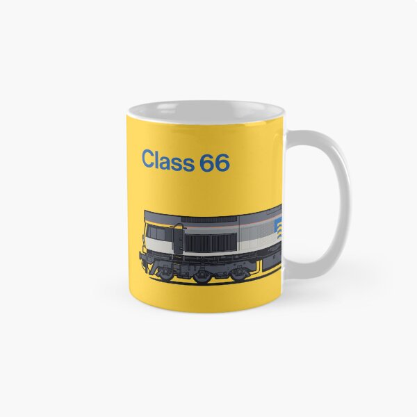 Item preview, Class 66 Freight Petroleum Yellow Train Side England UK designed and sold by VoodooCircus.