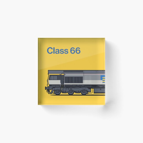 Item preview, Class 66 Freight Petroleum Yellow Train Side England UK designed and sold by VoodooCircus.