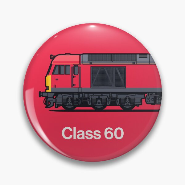 Item preview, Class 60 Red Train Side England UK designed and sold by VoodooCircus.